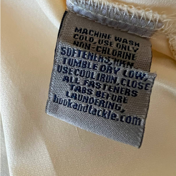 Hook & Tackle Technical Fishing Gear Shirt in Bright Yellow Size Medium - Picture 5 of 5